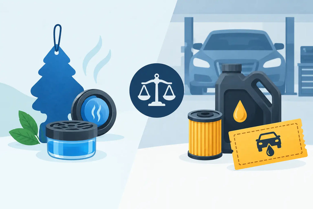 Fresheners Versus Oil Change Coupons Compared
