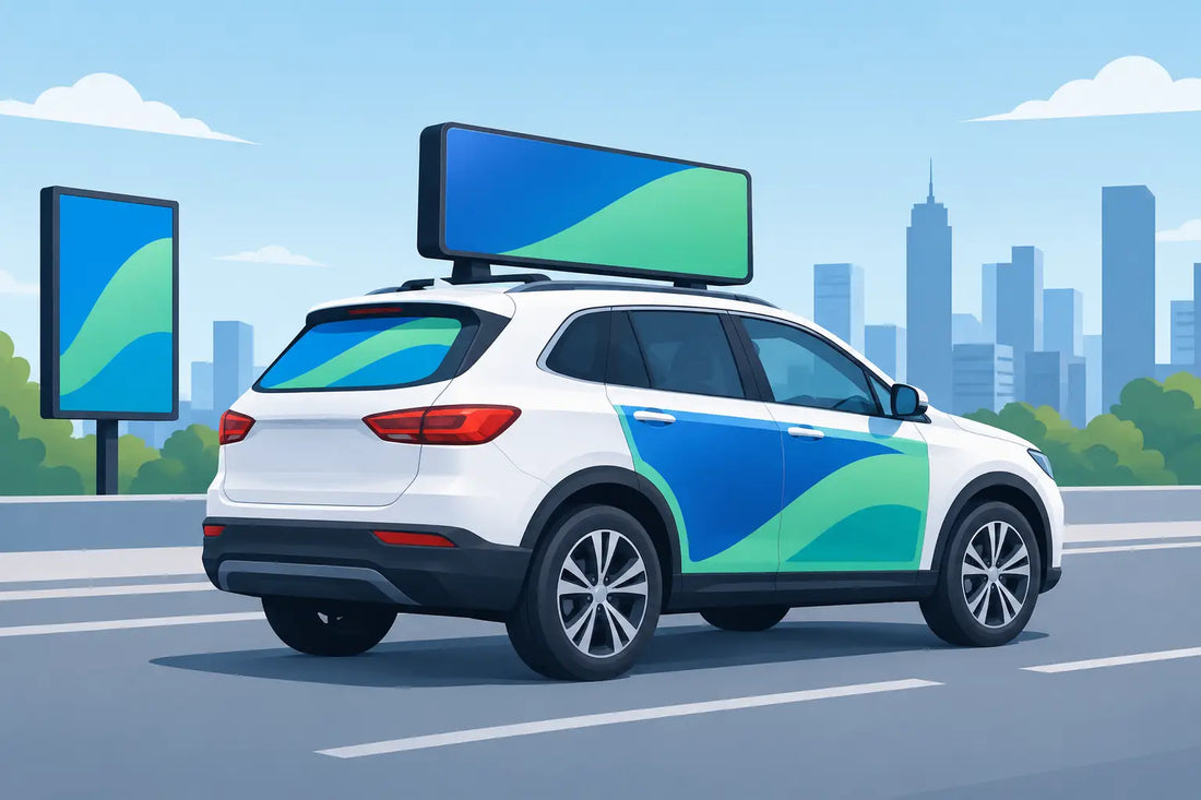 Vehicle Advertising Products That Stay in View