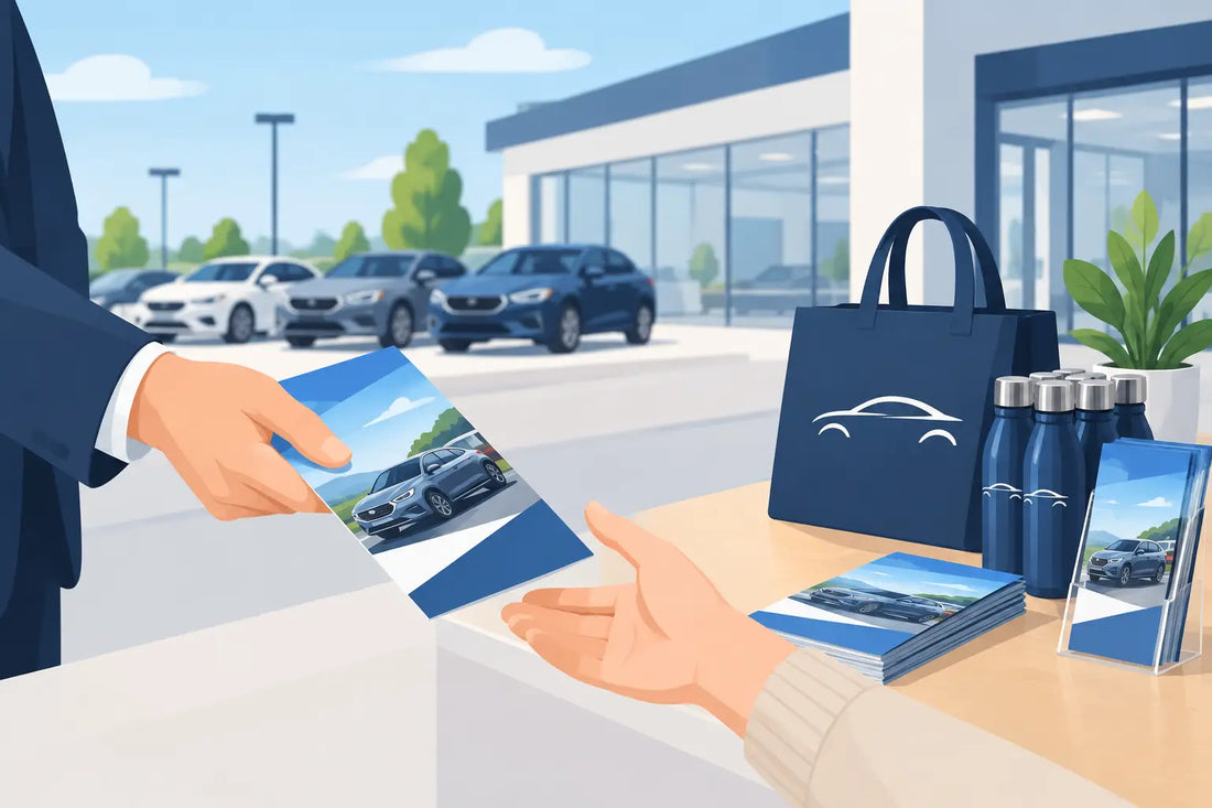 How to Plan Dealership Handouts That Stay Seen