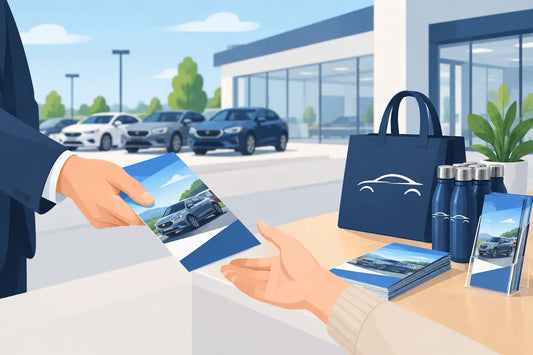 How to Plan Dealership Handouts That Stay Seen
