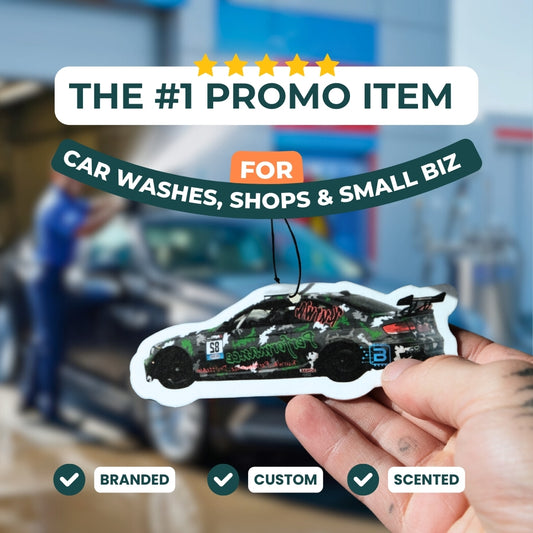 Custom Car Fresheners with Logo, Branding, Scent & Packaging – Order Now!